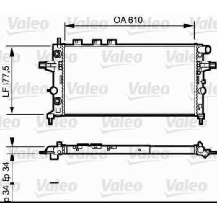 MOTOR RADYATORU ASTRA G - VALEO 732548