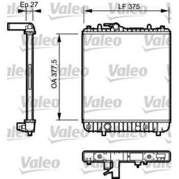 MOTOR RADYATORU AGILA - VALEO 734330