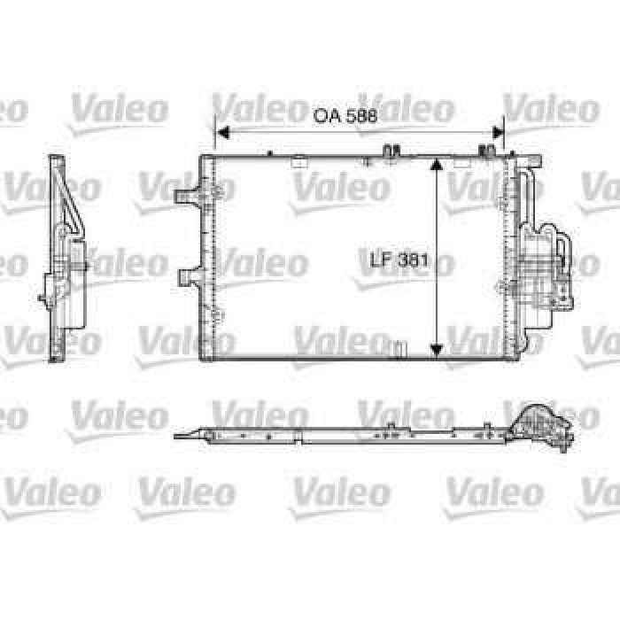 KLIMA RADYATORU CORSA COMBO 1.7 DI - DTI 01- 558×381 - VALEO 818118