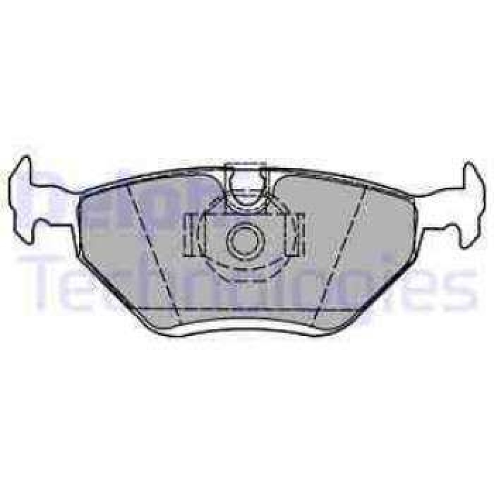 ARKA FREN BALATASI BMW E46 E85 - DELPHI LP1423