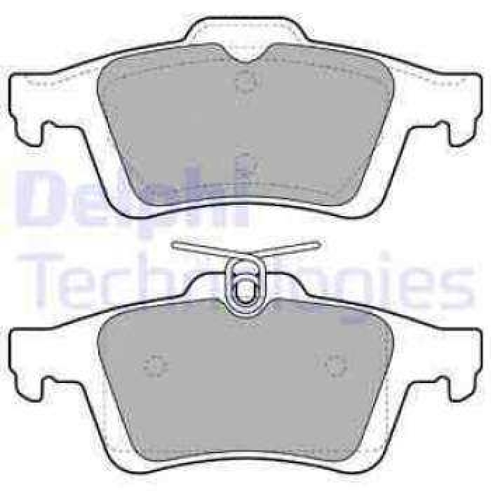 ARKA FREN BALATASI LAGUNA II III VECTRA C C MAX FOCUS II 04 -- FOCUS II C MAX 03 07 CONNECT 1.8TDCI 02 -- VOLVO S40 JAGUAR XF - XJ - XK MAZDA 3 MAZDA 5 P508 C5 III ELEKTRIKLI IKINCIL FREN SISTEMLI - USTU SEGMANLI - DELPHI LP1958