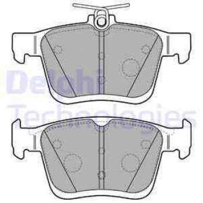 ARKA FREN BALATASI GOLF VII A3 1.2 - 1.4TFSI 1.6 - 2.0TDI 12- - DELPHI LP2490