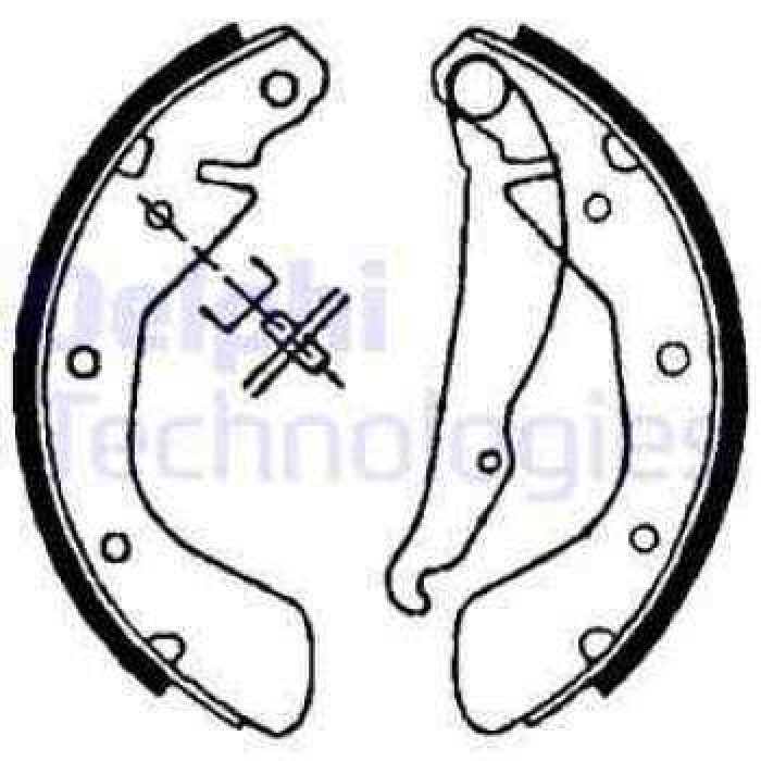 ARKA FREN BALATASI PABUC ASTRA F-CORSA B-CORSA C-CORSA VAN-TIGRA-VECTRA A - DELPHI LS1621