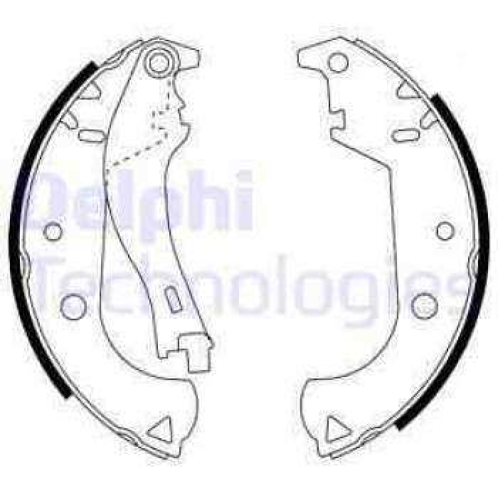 ARKA FREN BALATASI PABUC DOBLO-PALIO-ALBEA EM 6816 - DELPHI LS1916