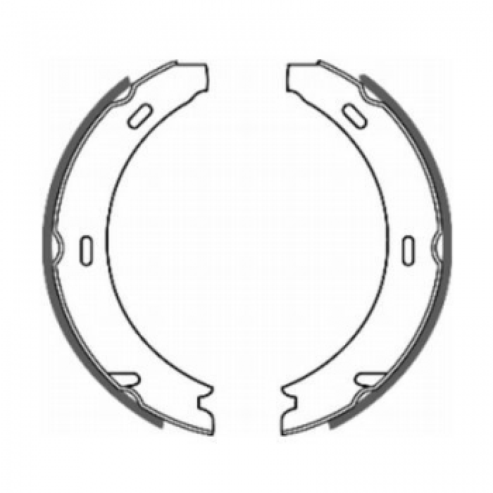 ARKA FREN BALATASI PABUC W124 - W201 - W202 - E190 82---93 - A-CLASS W168 A210 02--- A-CLASS W169 - BRAXIS AC0041
