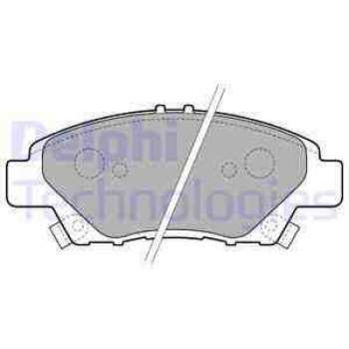 FREN BALATASI ON HONDA JAZZ III 1.2 1.3 07- CR-Z 1.5 010- INSIGHT 1.3 HYBRID 09- - DELPHI LP2194