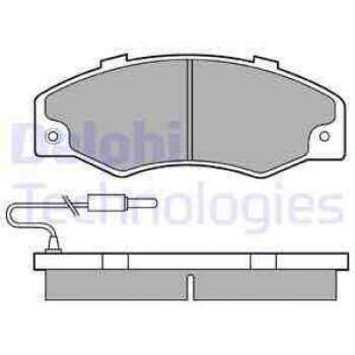 ON FREN BALATASI R21 CONCORDE FISLI - DELPHI LP489
