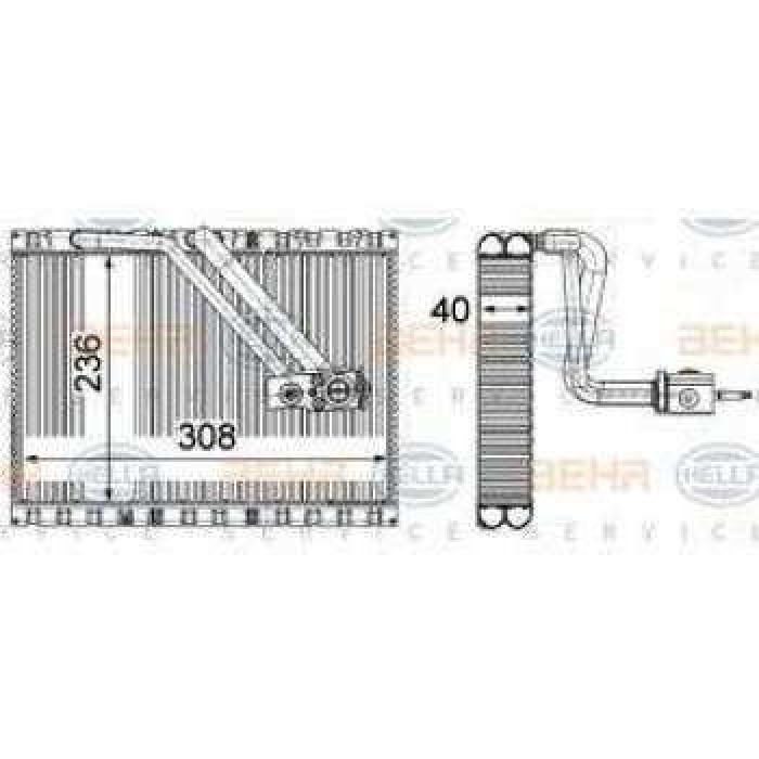 EVAPORATOR V-CLASS W447 14- VITO W447 14- - BEHR 8FV351331-531