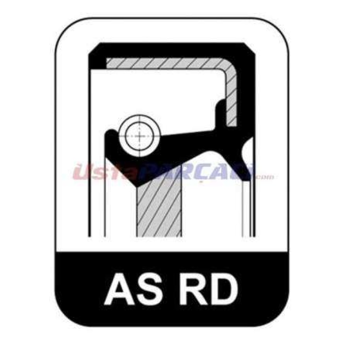 EKSANTRIK MIL KECESI ASTRA F CORSA B VECTRA A B 1.7D CORSA A B KADETT E 1.5D TD 40×52×6 - 12015430B - SKT 045997-V