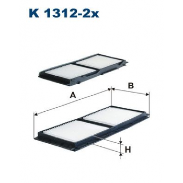 POLEN FILTRESI SSYANGYONG KYRON 05- ACTYON 07- - FILTRON K1309-2X