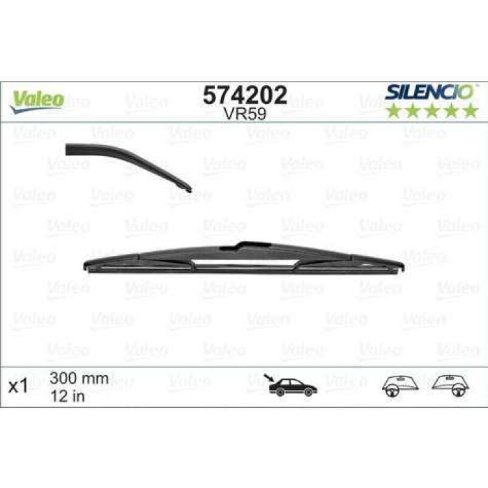 ARKA SILECEK X1 FOCUS III 11 -- FIESTA V VI 08 -- MONDEO 07-14 QASHQI 07- SECENIC III 08- TWINGO 14- C4 04-11 YARIS 08- VOLVO V60 10- ASTRA H 05-14 CORSA E 14- COLT VI 04-12 OLCU 310MM SWF - VALEO 116516