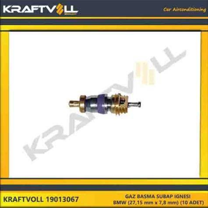 GAZ BASMA SUBAP IGNESI BMW 27.15 mm x 7.8 mm 10 ADET - KRAFTVOLL 19013067