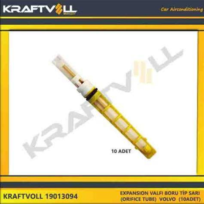 EXPANSION VALFI BORU TIP SARI ORIFICE TUBE  VOLVO  10ADET - KRAFTVOLL 19013094