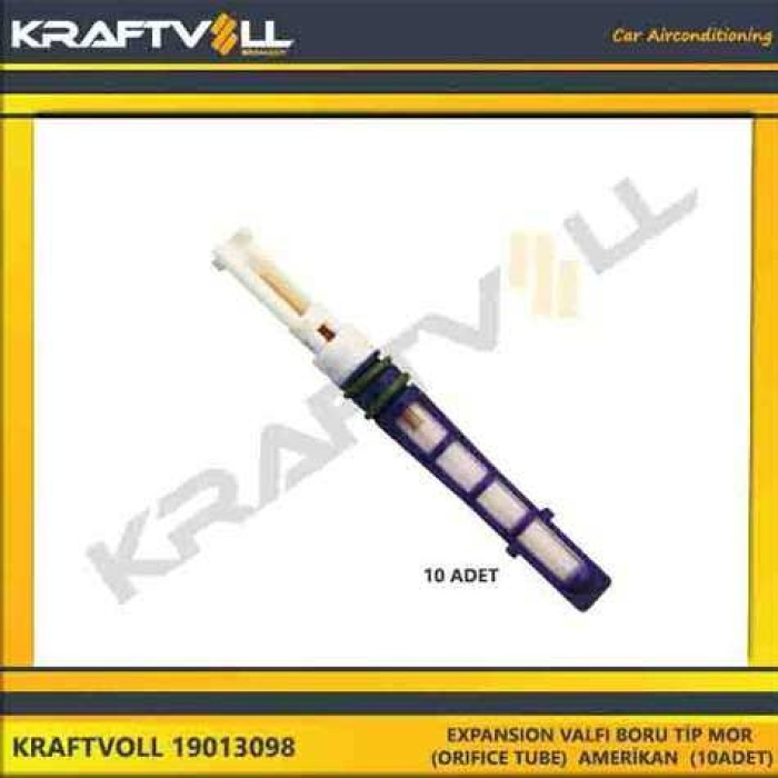 EXPANSION VALFI BORU TIP MOR ORIFICE TUBE  AMERIKAN  10ADET - KRAFTVOLL 19013098