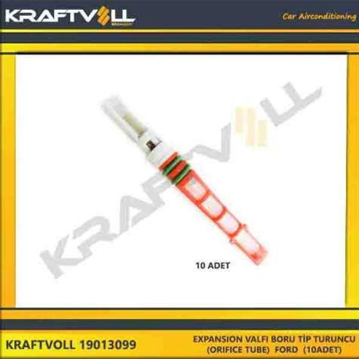 EXPANSION VALFI BORU TIP TURUNCU ORIFICE TUBE  FORD  10ADET - KRAFTVOLL 19013099