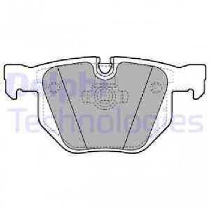 ARKA FREN BALATASI BMW E60 E61 E63 - DELPHI LP1927