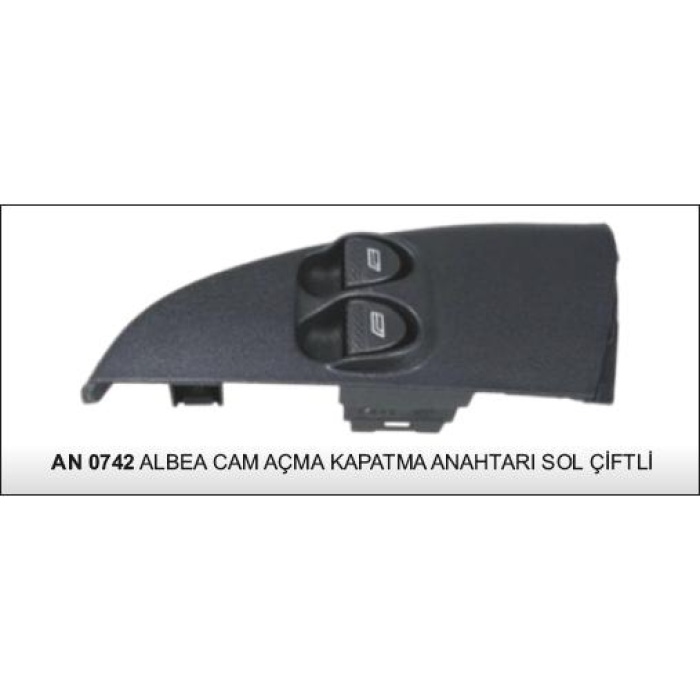 CAM KALDIRMA ANAHTARI YM ÇIFTLI SOL FIAT ALBEA - AN-0742