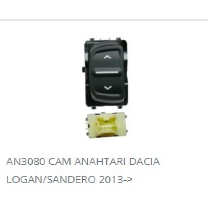 CAM KALDIRMA ANAHTARI DACIA LOGAN-SANDERO STEPWAY CLIO SYMBOL  2013-- 6 PINLI - AN-3080