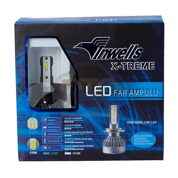 LEDLI ZENON FAR AMPULÜ H3 6000K  X-TREME - INW036002