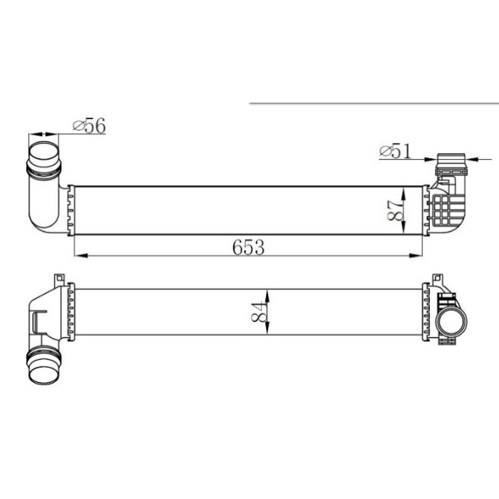 TURBO RADYATÖRÜ RENAULT FLUENCE DIESEL - E-FAN-144966078R