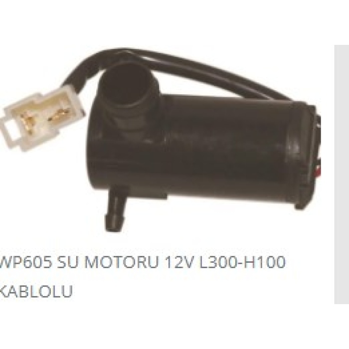 SU FISKIYE MOTORU 12V L300 HYUNDAI H100 KABLOLU - DD-TWP605