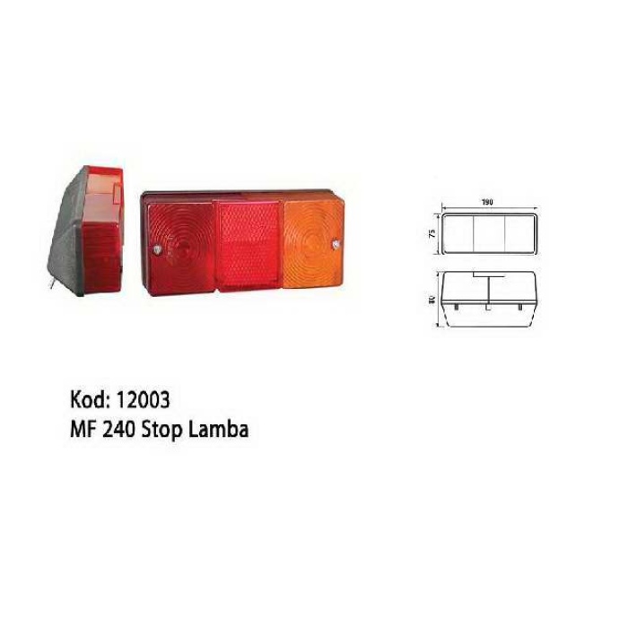 STOP LAMBA MF 240 SOKETLI YM - 12003