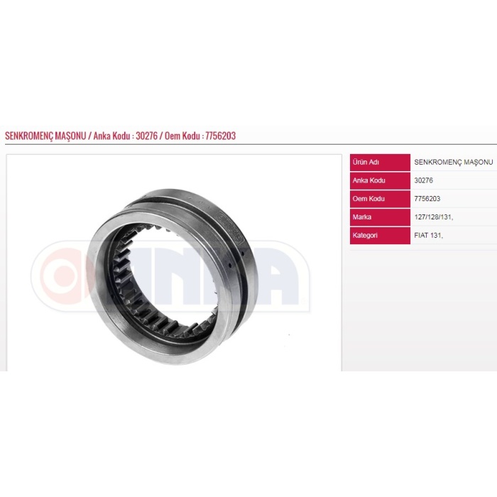 SENKROMENÇ MAŞONU FIAT M131 - ANKA-30276