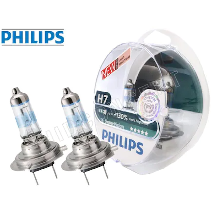 H7 12V AMPUL 55W + %130 FAZLA IŞIK  +%20 BEYAZ IŞIK  SET - 12972XV+S2