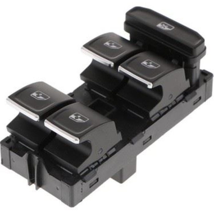 CAM KALDIRMA ANAHTARI SOL DÖRTLÜ KROM POWER WINDOW SWITCH LEFT VW GOLF VII - PASSAT B8 - TIGUAN - LE - PRA.700162