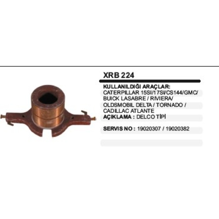 ROTOR BAKIRI DELCO TIP 15SI-17SI-CS144 - XRB224