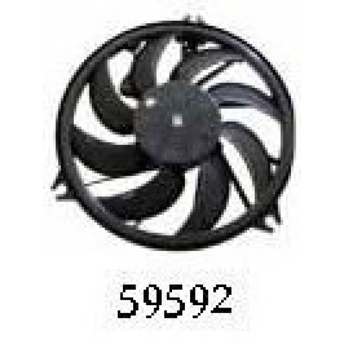 FAN MOTOR PEUGEOT 206 03- A-C 1253C9 UZUN KABLO - S59592