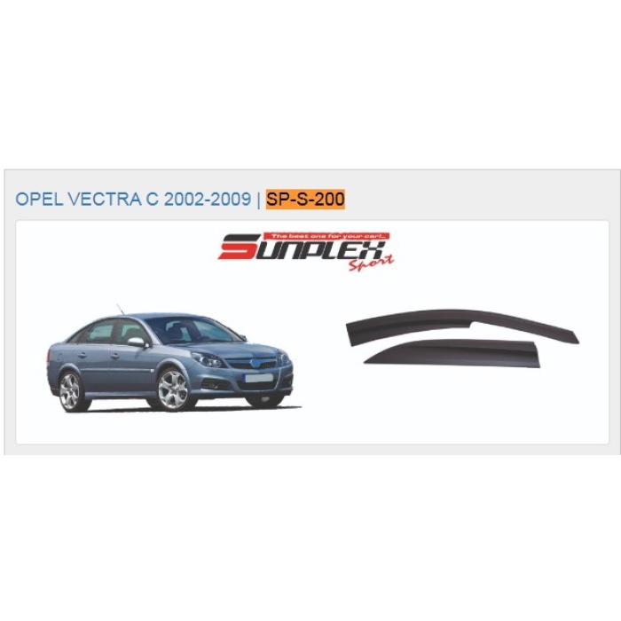 CAM RÜZGARLIĞI OPEL VECTRA C 2004-2010 ÖN-ARKA SPORT STYLE - SP-S-200