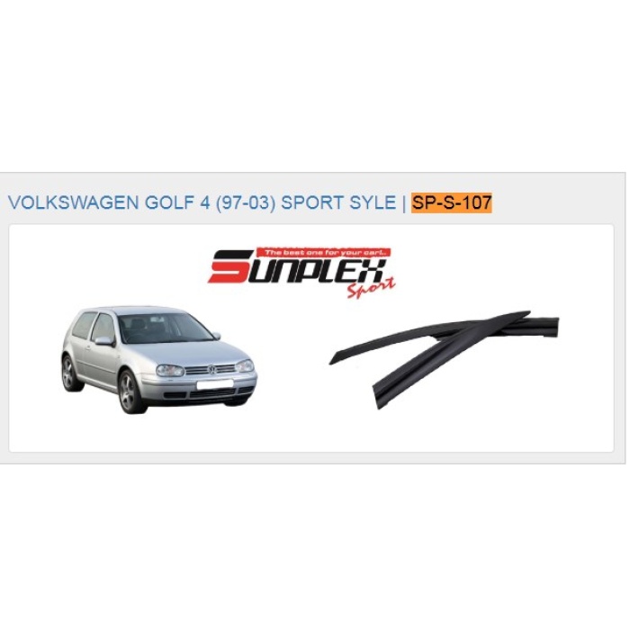 CAM RÜZGARLIĞI VW GOLF 4 1997-2003 ÖN-ARKA SPORT STYLE - SP-S-107