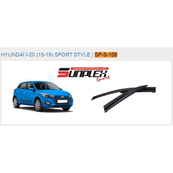 CAM RÜZGARLIĞI HYUNDAI I-20 2015-2018 ÖN-ARKA SPORT STYLE - SP-S-108