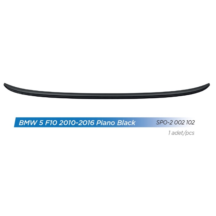 PIANO BLACK SPOILER ARKA BMW 5 F10 2010-2016 - SPO-2-002-102