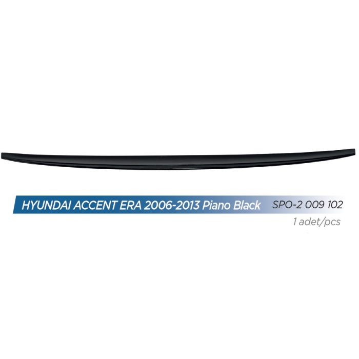 PIANO BLACK SPOILER ARKA HYUNDAI ACCENT ERA 2006-2013 - SPO-2-009-102