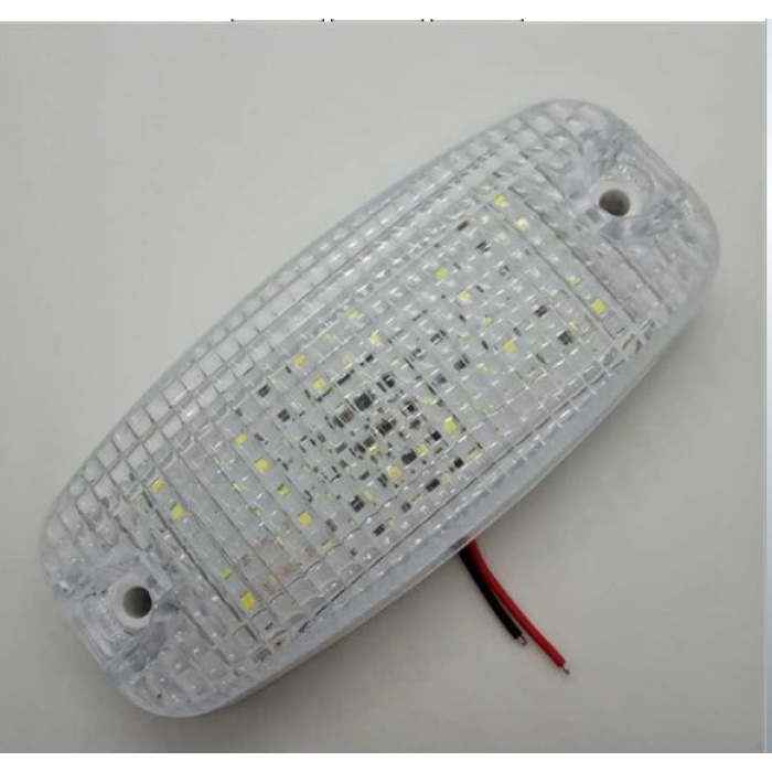 12V-24V 12 LEDLI MAVI-KIRMIZI ÇAKAR LAMBA - TAS.041M-K