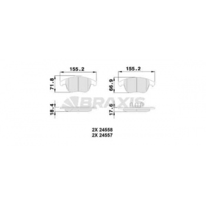 ON FREN BALATASI 2008 II-208 II-P3008 P5008 C4 II DS4 DS5 C4 PICASSO 2.0HDI 16V 138PS 10 - 06 EP6CDT - BRAXIS AA0508