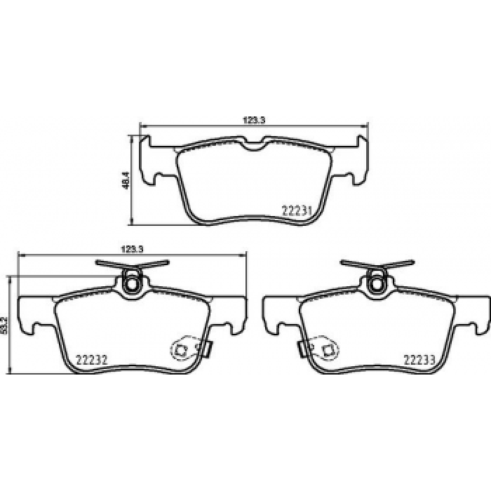 ARKA FREN BALATASI FOCUS IV 18 - GALAXY 15 - KUGA II 14 - MONDEO V 14 - S-MAX 15 - - BRAXIS AA0705