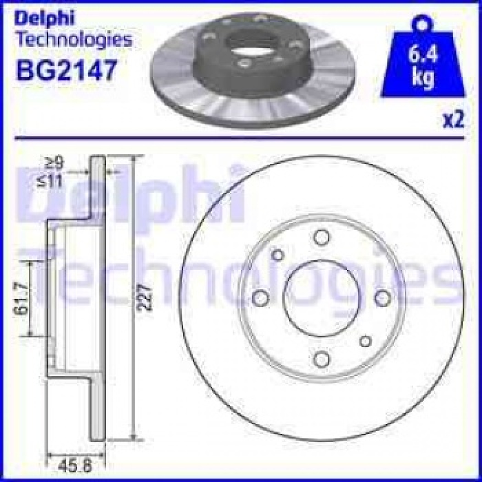 ON FREN AYNASI M131-UNO-PANDA 68-89 - DELPHI BG2147