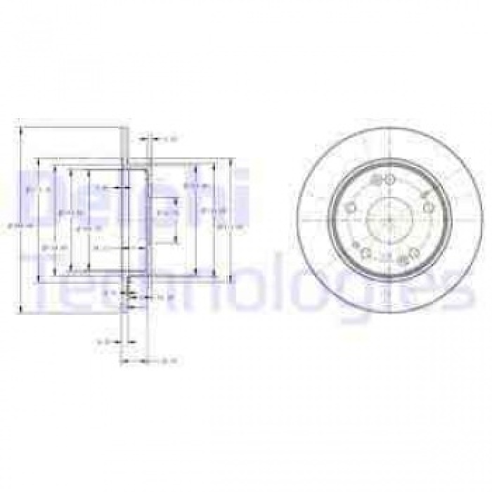 ARKA FREN AYNASI CIVIC VII HB FD 1.4-1.8-2.2CTDI 01-06--- - DELPHI BG4118C