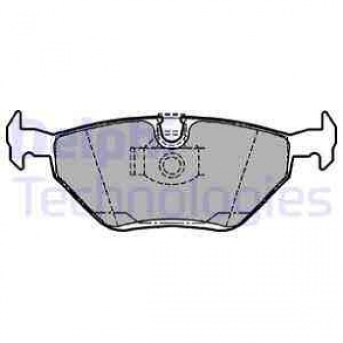 ARKA FREN BALATASI BMW E39 TUM MODELLER - DELPHI LP1107