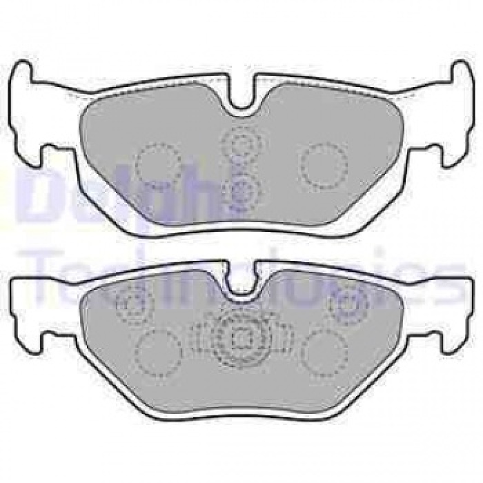 ARKA FREN BALATASI BMW 1 E87 120D 09-04---130i  09-05---E90 3 SERISI 320D-320i-325i 09-05--- - DELPHI LP1915