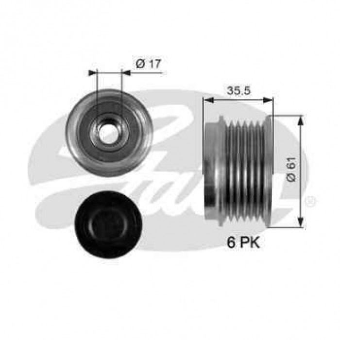 ALTERNATOR KASNAGI BOSCH TIP MERCEDES W202 96-00 S202 96-01 W210 96-02 V-CLASS 638-2 96-03 VITO 638 97-03 - CHEVROLET - CAPTIVA - EPICA - LACETTI - NUBIRA - ANTARA 2.0 CDTI 07=- - GATES OAP7100