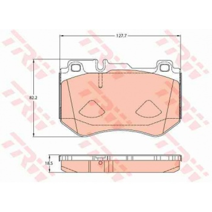 FREN BALATASI ON C-CLASS W205 14- S205 14- C205 15- A205 16- - TRW GDB2078