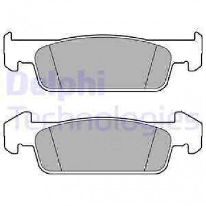 ON FREN BALATASI TK CLIO IV 12-  LOGAN II 12- SANDERO II 12- SYMBOL II 08- INCE TIP - DELPHI LP2663