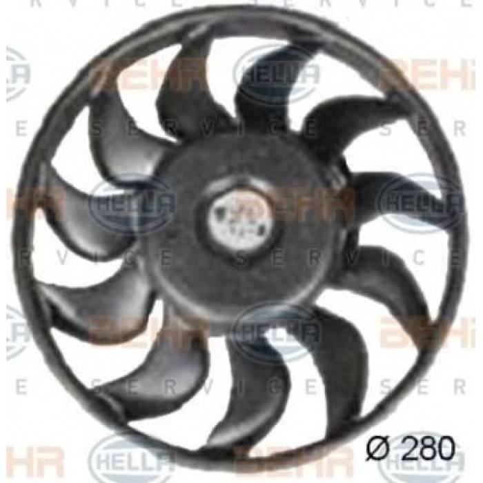 FAN MOTORU KUCUK OLAN 200W 280MM AUDI A6 05-11 - BEHR 8EW351034-791