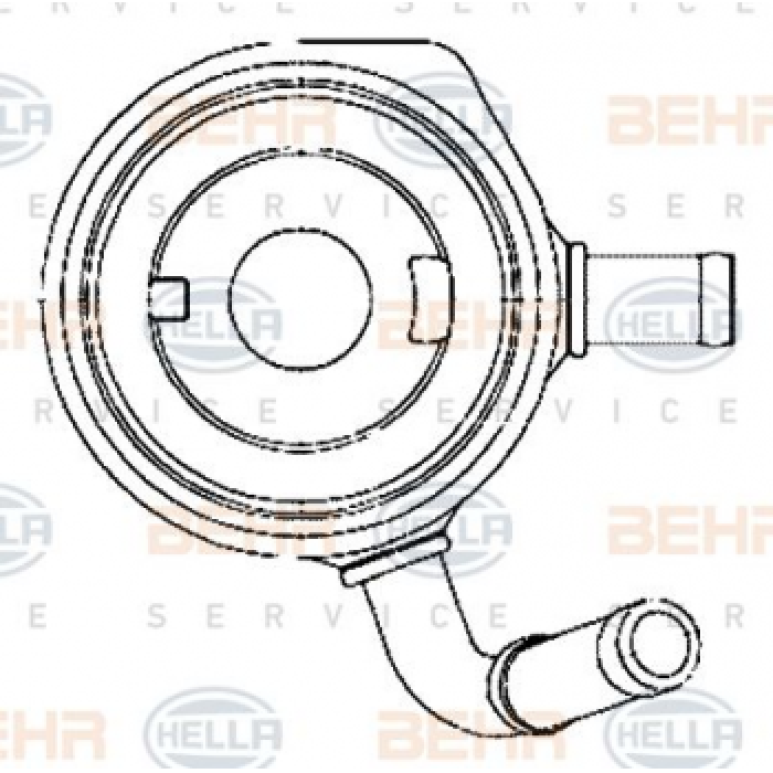 YAG SOGUTUCUSU  1.5 DCI K9K MOTOR  CLIO II 2001 - CLIO III 2005 - KANGOO I 1998 - MEGANE II 2001 - - BEHR 8MO376797-111