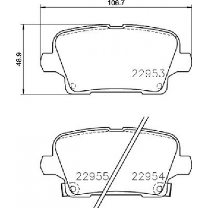 FREN BALATASI ARKA INSIGNIA B 17 17- - BRAXIS AB0604