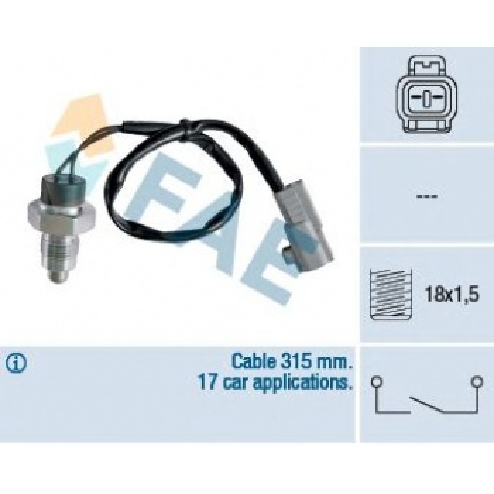 GERI VITES SENSORU 107-C1-AYGO-YARIS 1.0-1.4HDI 05- - FAE 40848